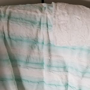 Saltwater Angora Minky Blanket